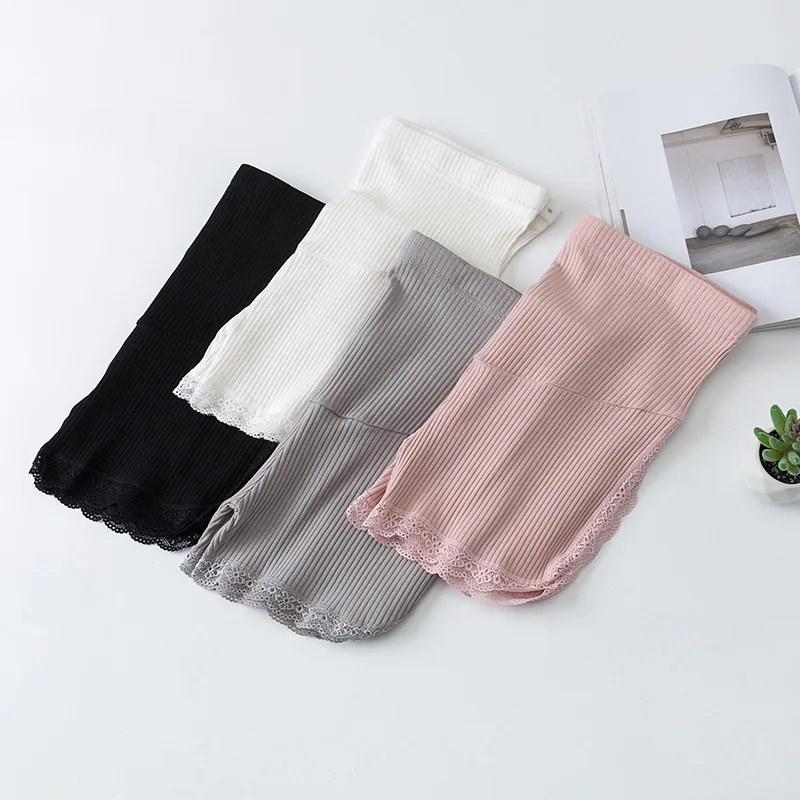 

Pregnant Women Safety Shorts Anti-Exposure Summer Thin Section Leggings Lace Edge Insurance Shorts New Style Large Size Dress 31
