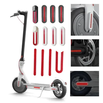 

Front Rear Wheel Tyre Cover Protective Shell Reflective Sticker Kit For Xiaomi Mijia M365 Electric Scooter Skateboard accessorie
