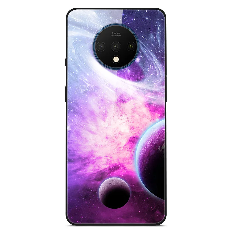 08 Чехол из закаленного стекла для Oneplus 7 T, чехол для Oneplus 7T One plus 7T 7 T, чехол для Oneplus7T - Цвет: 08