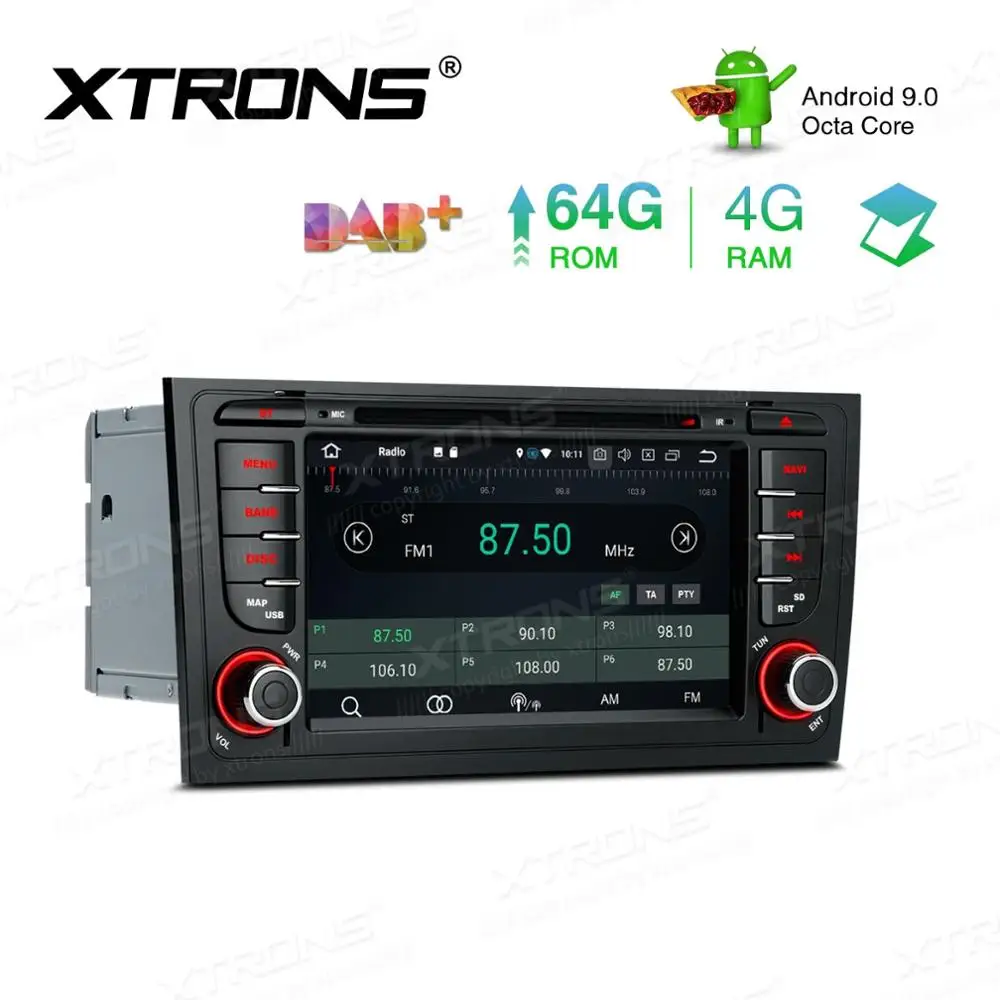 Sale 7" Android 9.0 Pie OS Car DVD Multimedia GPS Radio for Audi A6 1997-2004 & S6 1999-2003 & RS6 2002-2004 & Allroad 1999-2005 3