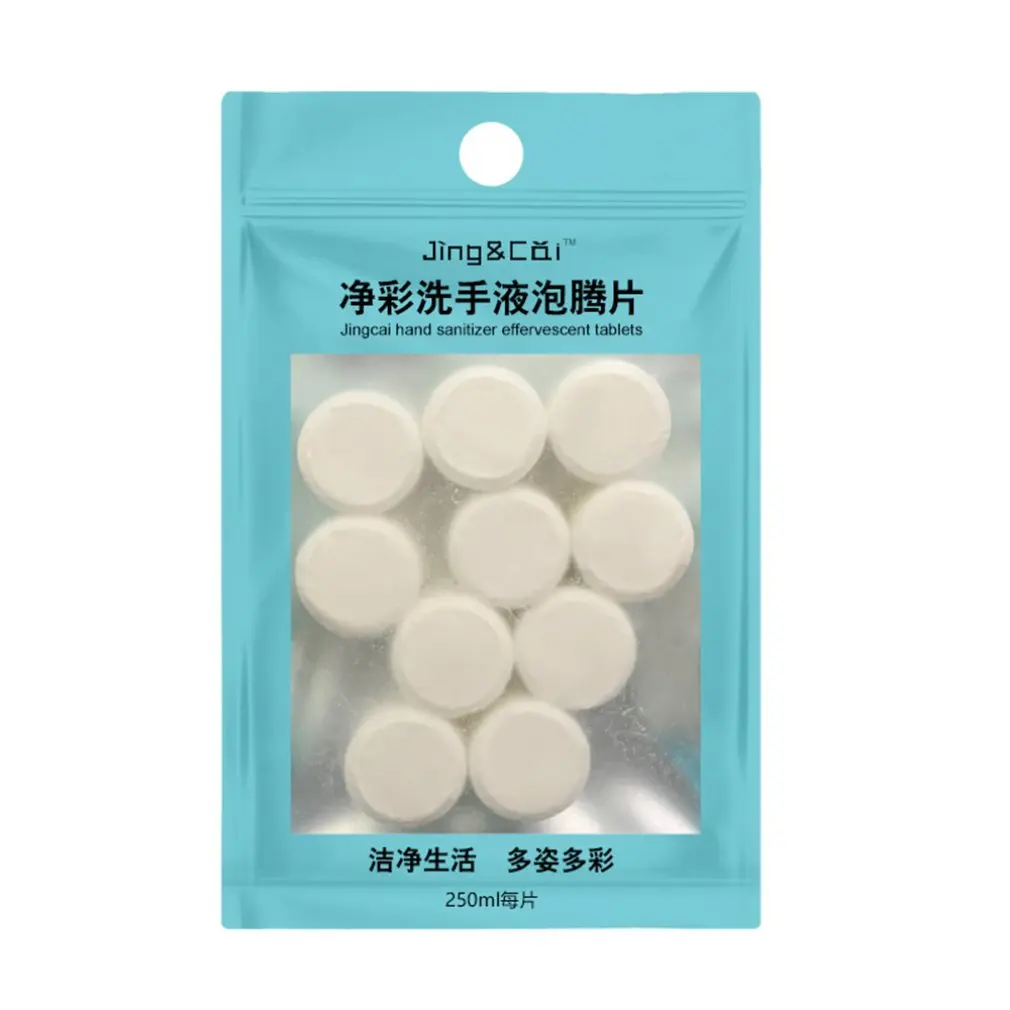 

Bubble Bottle / Solid Disinfectant Effervescent Hand Sanitizer Foam Easy To Rinse Strong Cleaning Effect Easy To Use 1 Set
