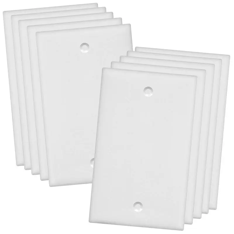 

Empty Panel, Standard Size Without Device Blank Panel White (10 Packs)