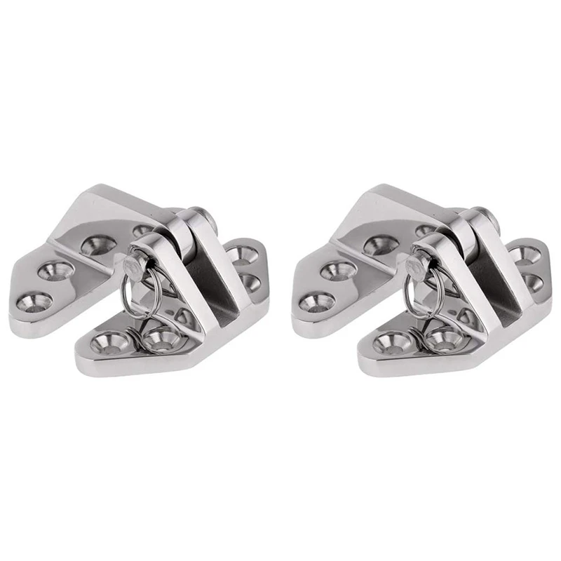 

2PCS Removable Pin Marine Boat 316 Stainless Steel Hardware Butterfly Hinge Ship Fittings