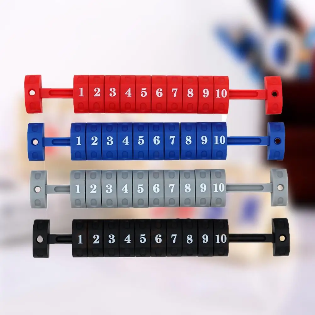 2Pcs Football Scoring Counters Durable Fine Workmanship Plastic Standard Football Table Machine Scoreboard for Gaming