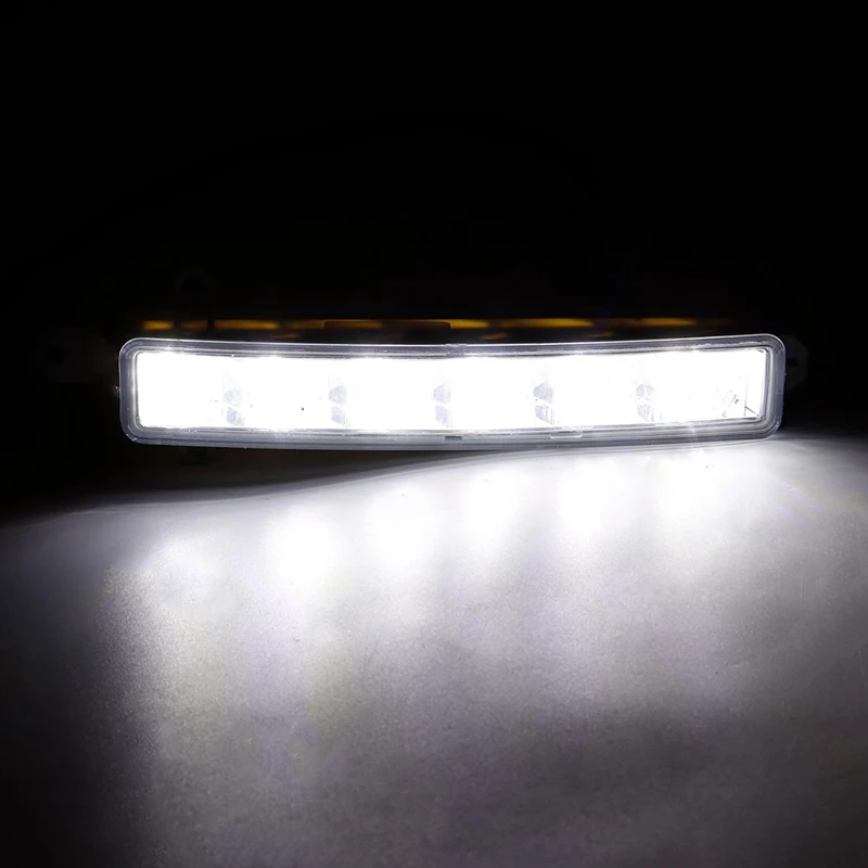 Автомобиль 6 светодиодный 6000K дневного светильник DRL прозрачный 9677409380 9677409380 для Citroen C1 2006- C3
