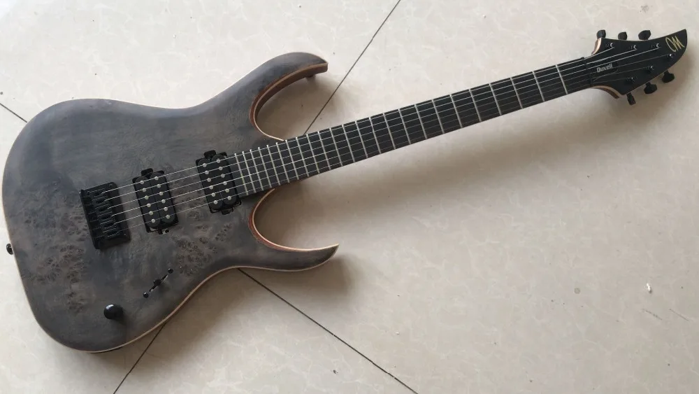 Блокирующий тюнер+ Mayones Duvell 8 струнная гитара из черного дерева гриф 5 слоев шеи болт-на mayones гитара