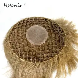 Hstonir Hair Topper Human Hair Women Hairpieces Women's Wigs Hair Pads Toupee Crab European Remy Hair TP43