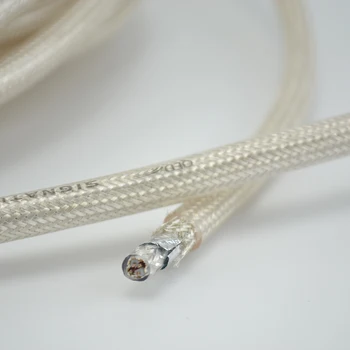 

Per Meter QED 4 core Silver Plated RCA Audio Cable signal Cable for Audiophile DIY Interconnect Audio Cable