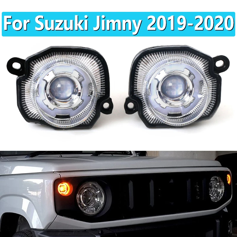 Clignotants LED blancs et jaunes, 1 paire, pour Suzuki Jimny JB64/JB74  2019-2020