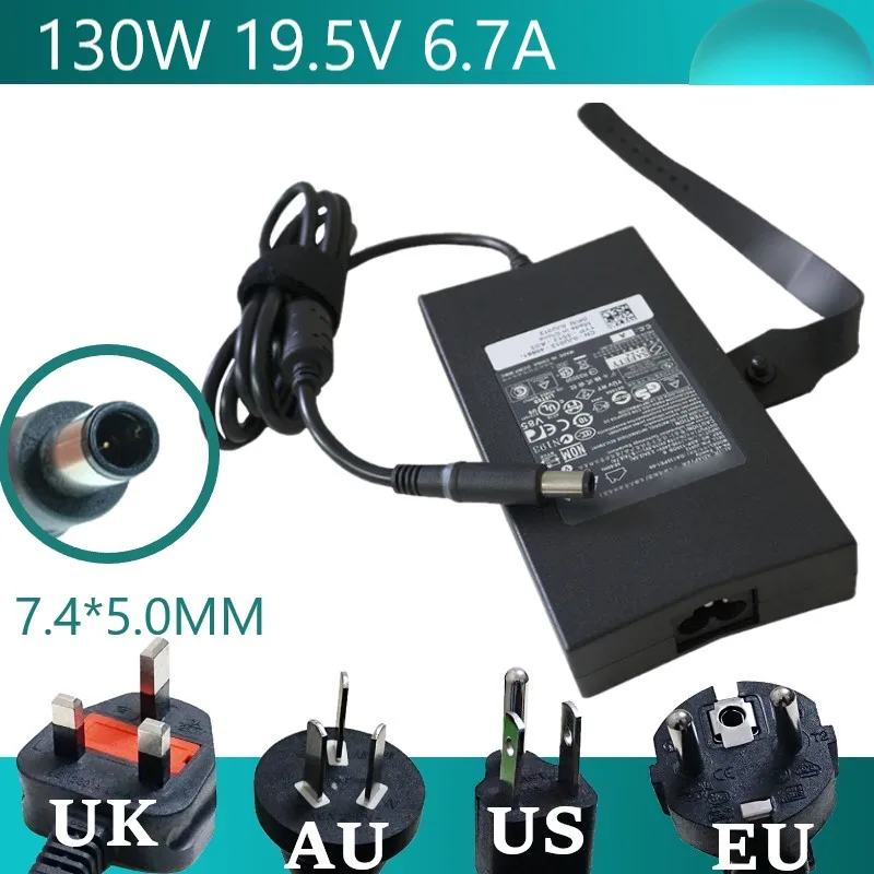 130W Питание 19 5 V 6.7A 7 4*5 0 мм ноутбук адаптер переменного тока для Dell XPS 15 Gen 2 M1210 M1710 9530