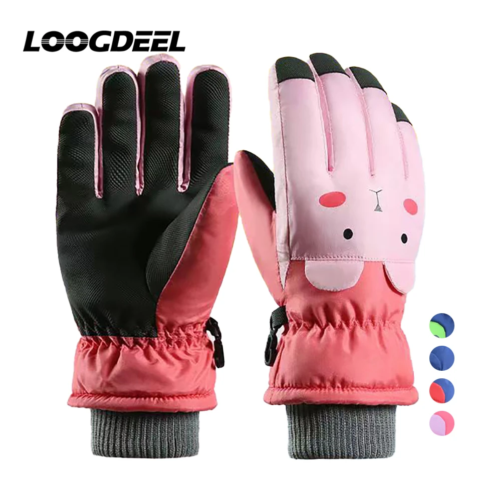 Kids Ski Gloves Waterpoof for Children Winter Outdoor Sports Skiing,Cycling