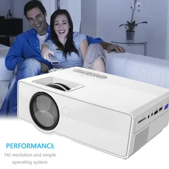 

Newest Video Projector With Full HD 1080p Wireless Wired Sync Display With WIFI Home Theater Movie LED Projector Beamer