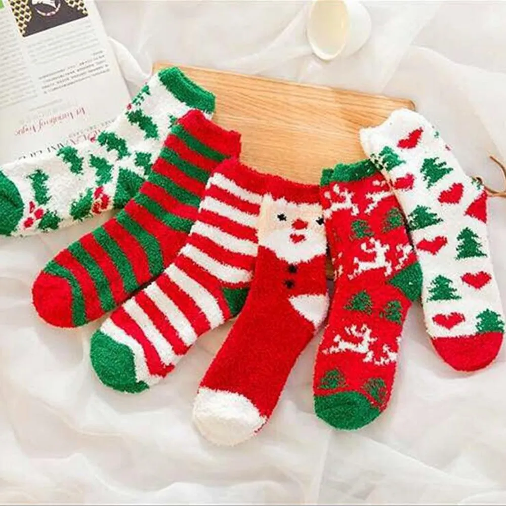 

Hot sale! women's socks lady christmas gift fashion winter cute wool socks ladies crazy sock female thermal warm animal socks