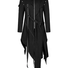 WENYUJH, мужская куртка с длинным рукавом в стиле стимпанк, викторианский стиль, готический пояс, пальто с хвостом, косплей, костюм, винтажная длинная Униформа на Хэллоуин