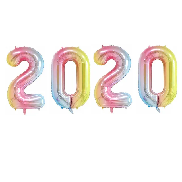 2020 счастливый новогодний номер надувные буквы рождественские фейерверки
