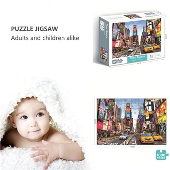 

1000 Pieces Paper Puzzles for Adults, Landscape Puzzles, Educational Toys for Adult Kids Birthday Gift