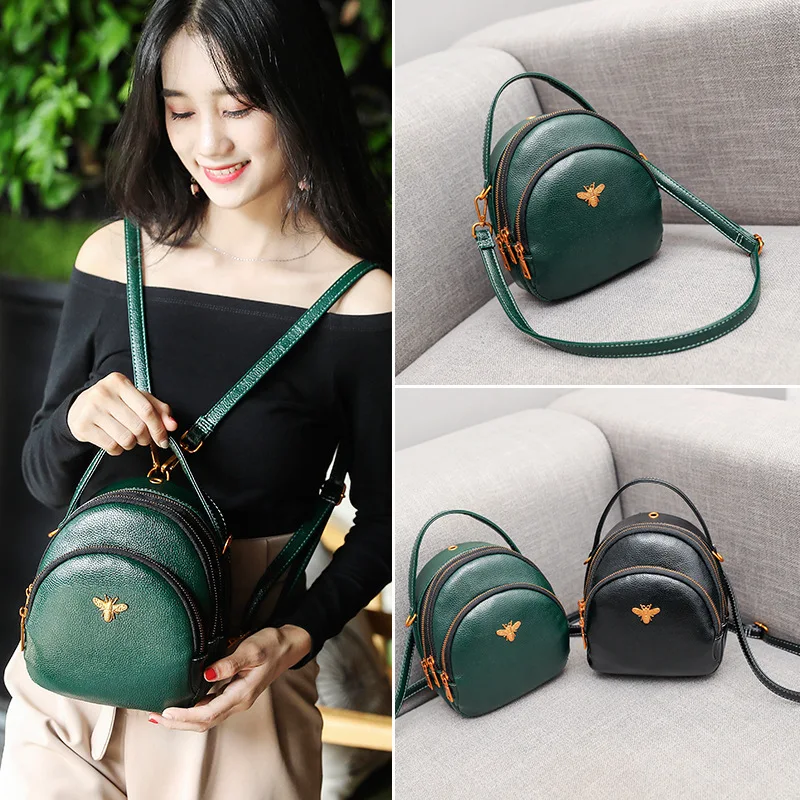 

Retro Elegant Autumn And Winter WOMEN'S Shoulder Bag Stereo Bees Practical Large-Volume Dual Purpose New Style WOMEN'S Bag Manuf