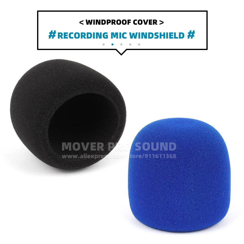 Windshield Microphone Sponge Recording Windproof Foam For SENNHEISER E602 E  602 II Mic Anti Pop Filter Windscreen Cover Screen - AliExpress