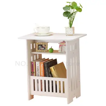 

room bedside coffee table bedroom Bedside balcony magazine coffee table garden small square table Convenient computer desk