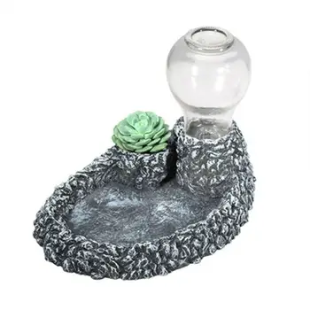

Water Dispenser Tortoise Autodrinker Water Feeding Device Novel Durable Practical Convenient Glass Bottle Resin Basin Bowl