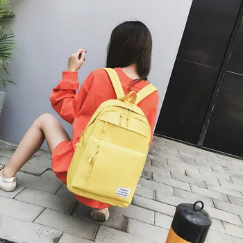 

2020 new ladies backpack multicolor college style casual student bag women's backpack