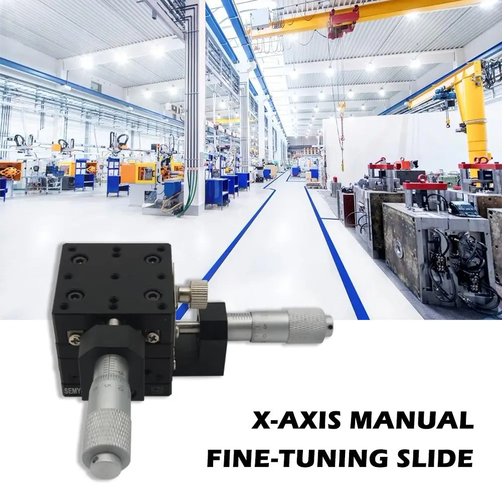 

XY Axis Manual Sliding Table Displacement Trimming Platform Linear Stage Tuning for Optical Experimental Measurement