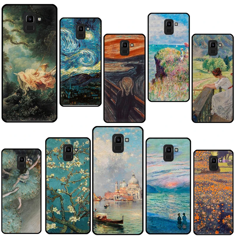 Iconic Pittura Famosi Art Per Il Caso Di Samsung A5 A3 J1 2016 J3 J5 J7 2017 J4 J6 J8 A7 A9 A8 A6 Più Il 2018 Della Copertura Coque