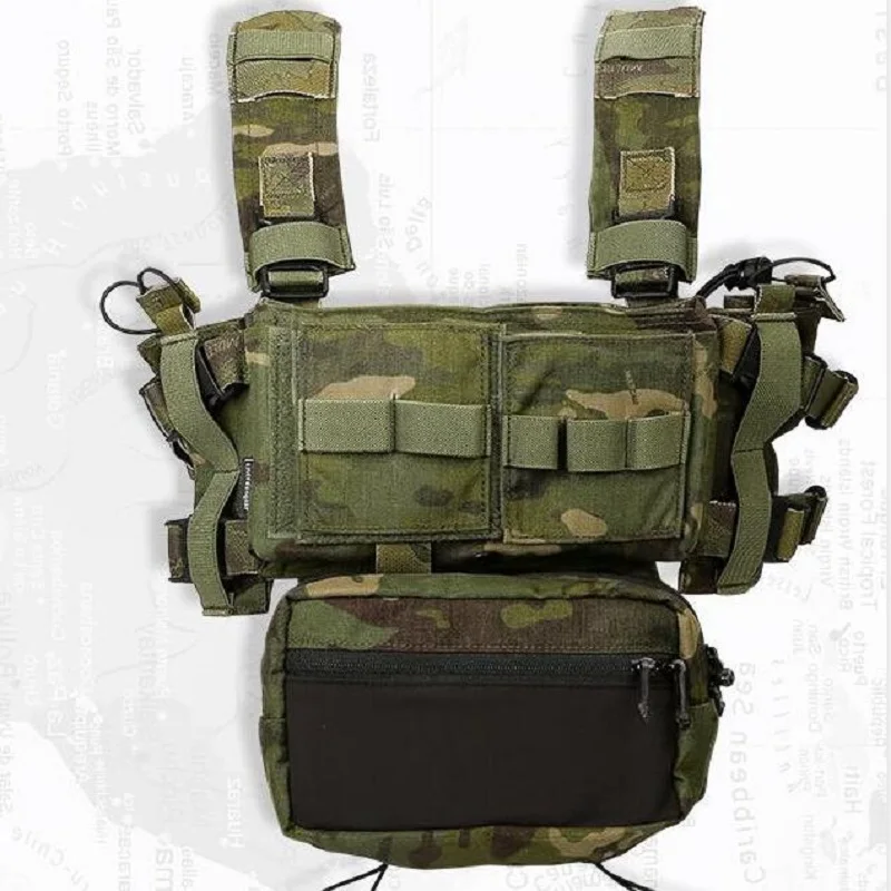 Emersongear Тактический MK3 нагрудная установка 500D MCTP/коричневый/черный/WG