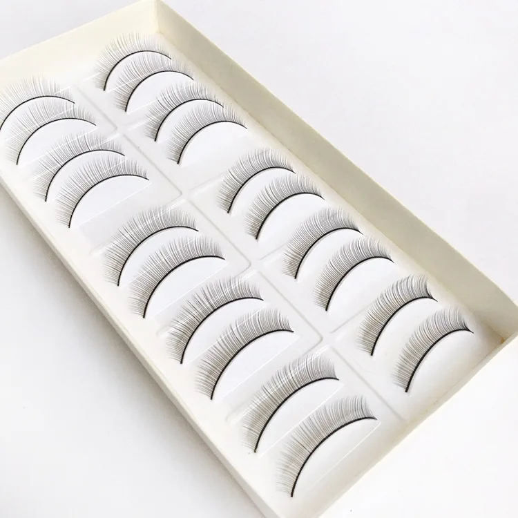 10 Pairs Set False Eyelashes Handmade Training Lashes For Beginners Teaching Lashes Eye Extension Tools Practice 3