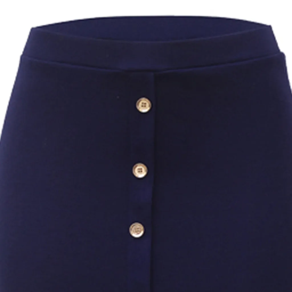 Sexy Pencil Skirt Women Fashion Casual Empire Breasted Buckle Knitted Case Hip подол Winter Autumn Wild Half-length Long Skirt
