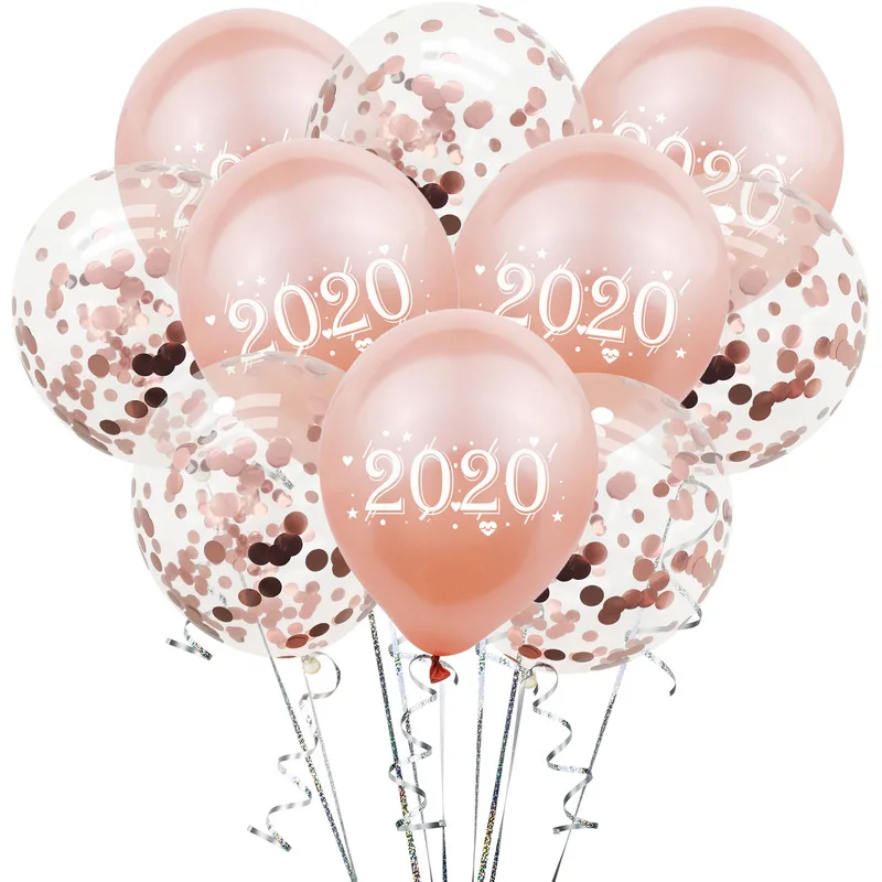 10 шт. латексные воздушные шары с цифрами 12 дюймов 2020|Воздушные и аксессуары| |