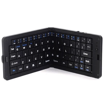 

Mini Pocket Folding Keyboard Bluetooth Foldable Wireless Keypad Made Of ABS Plastic Universal For Mobile Phones And Tablets