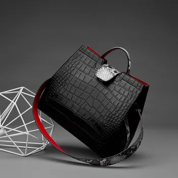 

2019 High Quality Sexy Boa Pattern Embossed Leather Lady Shoulder Crossbody Handbags Designer Women Messenger Totes Bag New