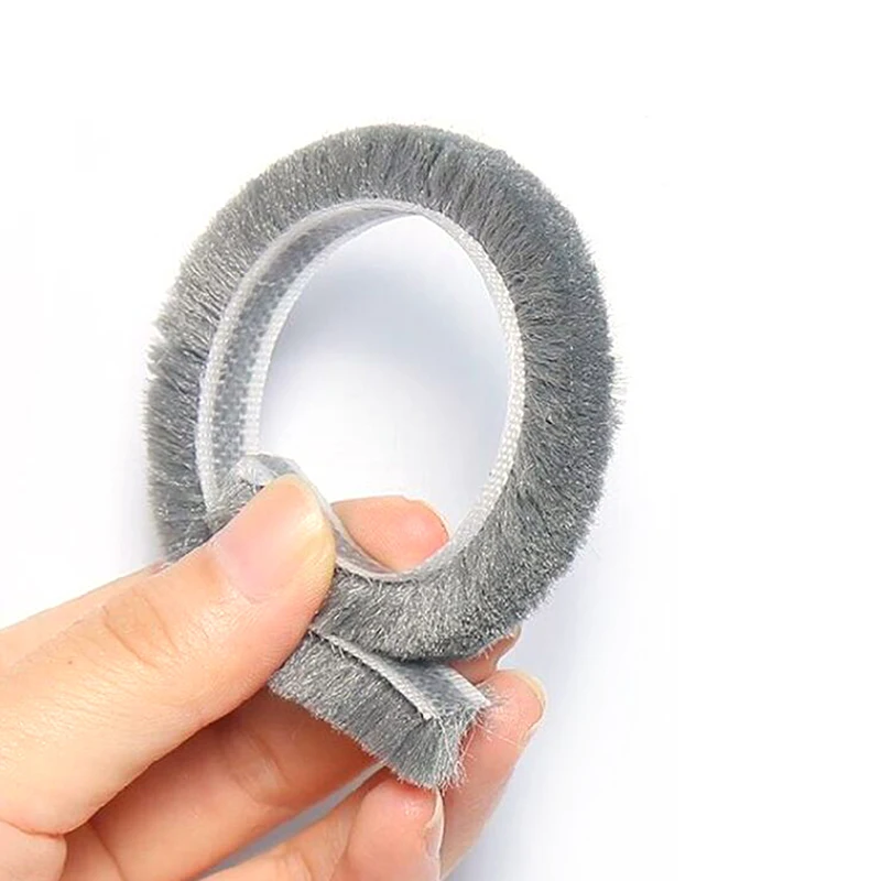 5Meters Brush Strip Self Adhesive Door Window Sealing Strip Home Door Window Sound Insulation Wind-proof Gasket door seal strip sealing strip tape window seal strip sealing tape rubber seal strip rubber door weatherstripping door weatherstripping silicone seal strip sealing strip