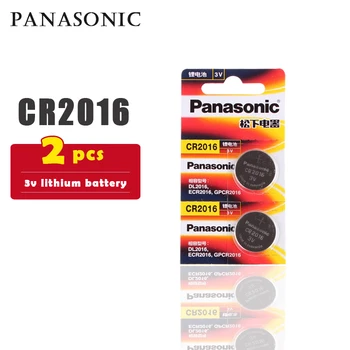

2PCS/lot PANASONIC Original CR2016 Button Cell Battery 3V Lithium Batteries CR 2016 for Watch Toys Computer Calculator Control