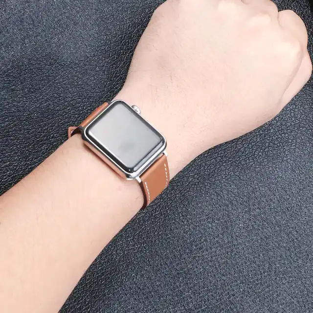 41mm 45mm For Apple Watch Soft Leather Strap Se7 6 5 40/44mm Wrist For  Iwatch 4 3 2 1 38mm 42mm 49mmultra Small Waist Shape Band - Watchbands -  AliExpress