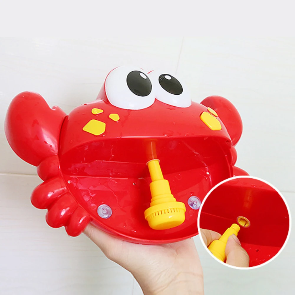 Bubble крабы Музыка Детские Игрушки для ванны детский бассейн Ванна Для Купания Мыло машина автоматический пузырь смешной Краб Ванна игрушка