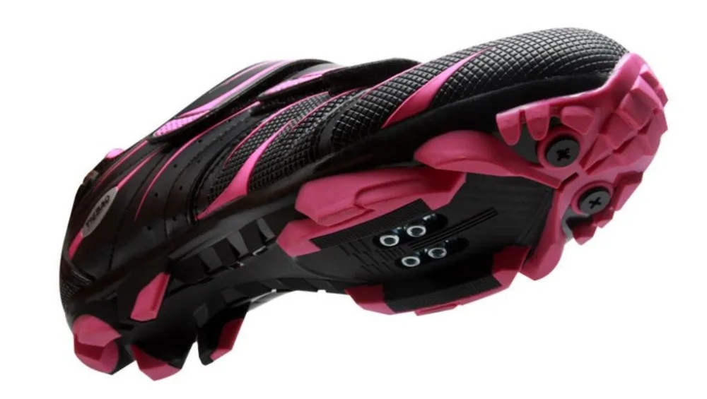 Tiebao women cycling shoes sapatilha ciclismo mtb SPD pedals Sneaker breathable self-locking riding bicycle Female mtb shoes
