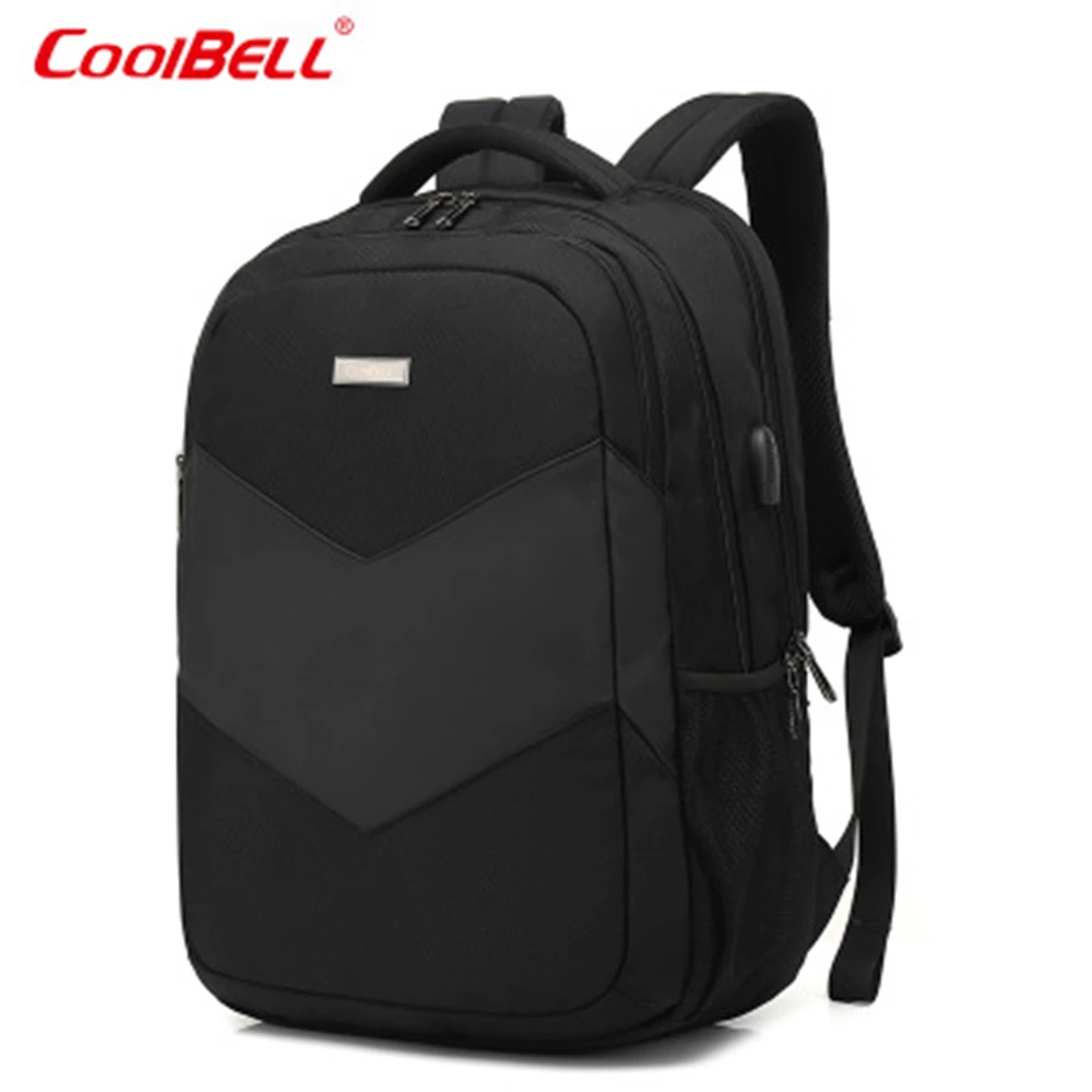 COOLBELL 15.6 Inch Laptop Backpack Fashion Travel Business  Backpack Outdoor Nylon Waterproof Student Anti-theft Backpack