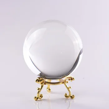 

80MM Photography Crystal Ball Ornament FengShui Globe Divination Natura Quartz Magic Glass Ball Home Decor Sphere