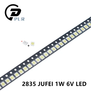 

5000PCS JUFEI LED 01.JT.2835BPWS2-C Backlight 1210 3528 2835 1W 6V 96LM Cool white LCD Backlight for TV TV Application