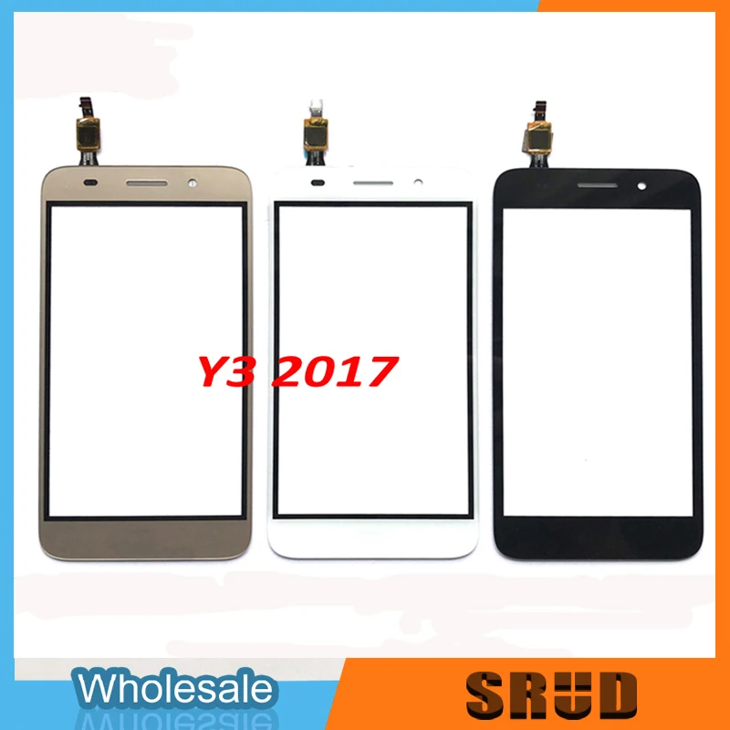 Сенсорное Стекло 6 шт. для Huawei Y3 2017 Y5 2018 2019 Y6 II Y7 сенсорная цифровая панель |