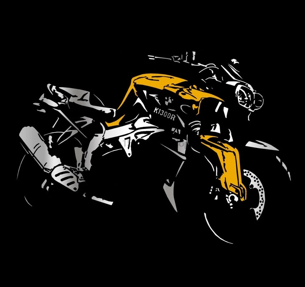 

K1300R T Shirt Moto Sport for motorcycle bike fans k1200r black