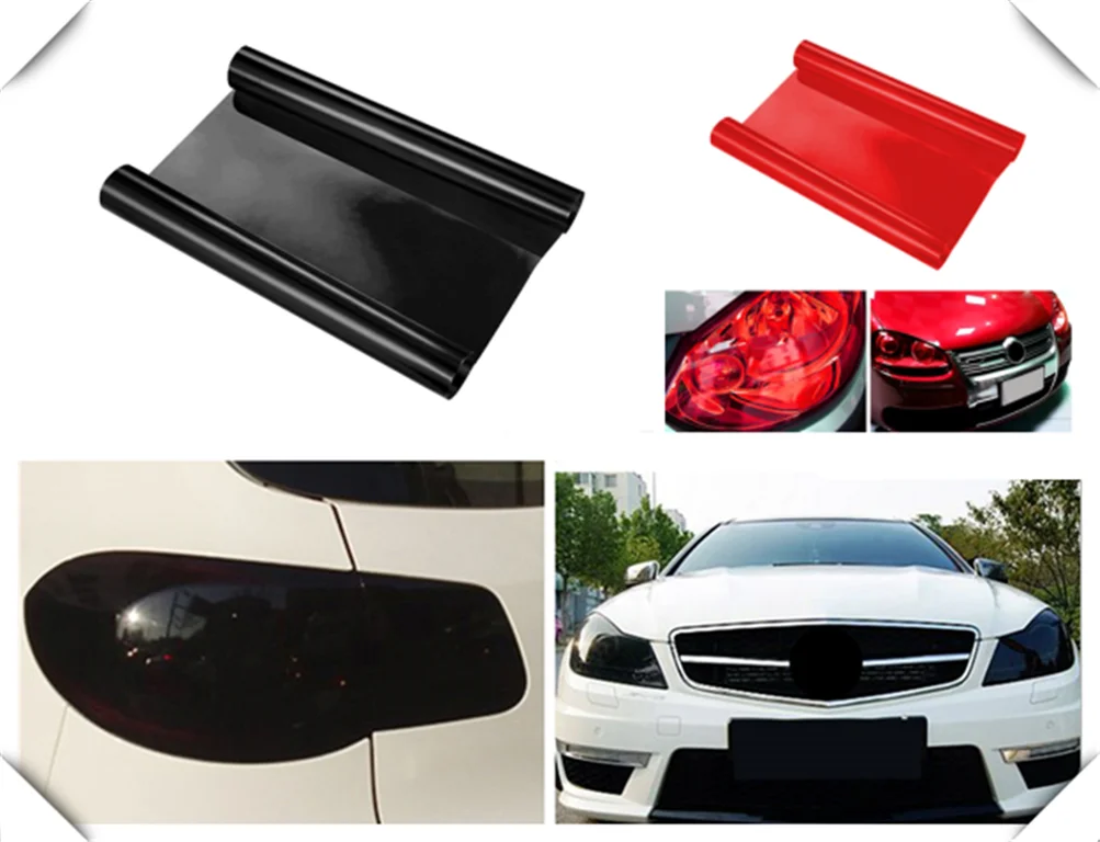 Car personality modification headlight taillight fog light color film for Chevrolet Miray Caprice Agile Stingray Aveo5 Matiz