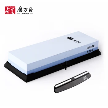 

Taidea whetstone 600/2000 # professional sharpening stone angle guide fixde diamond non slip base kitchen sharpening system