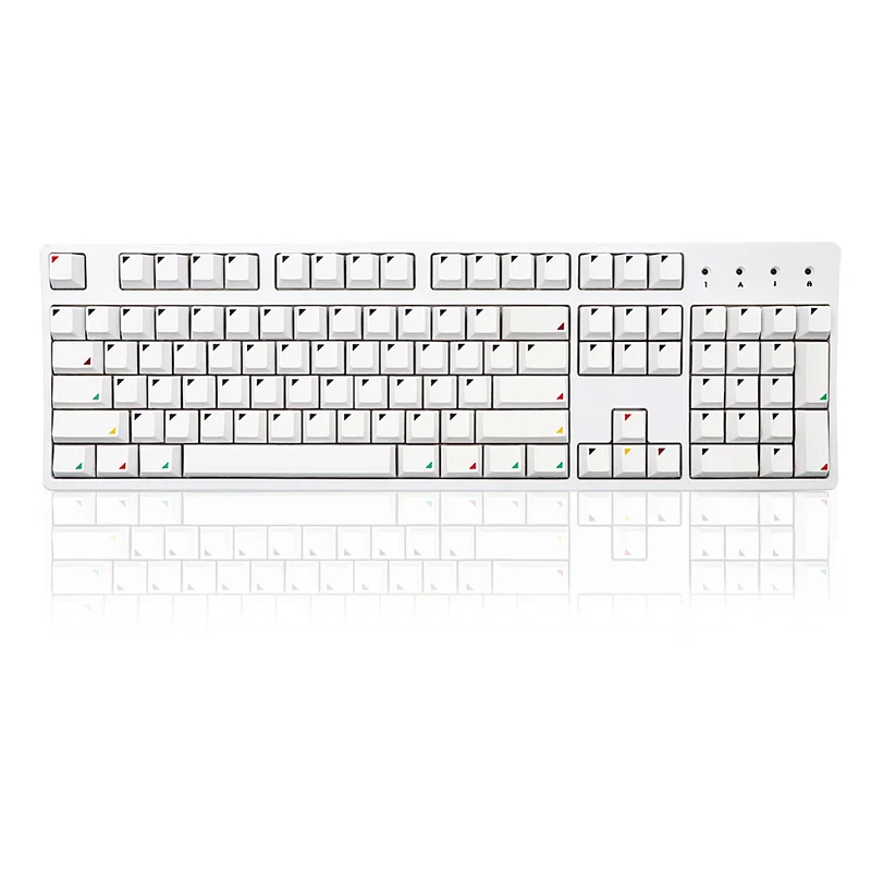 Gmk-キーセット,132キー,ホワイト,ピクセル,pbt,キーキャップ,ロッド 