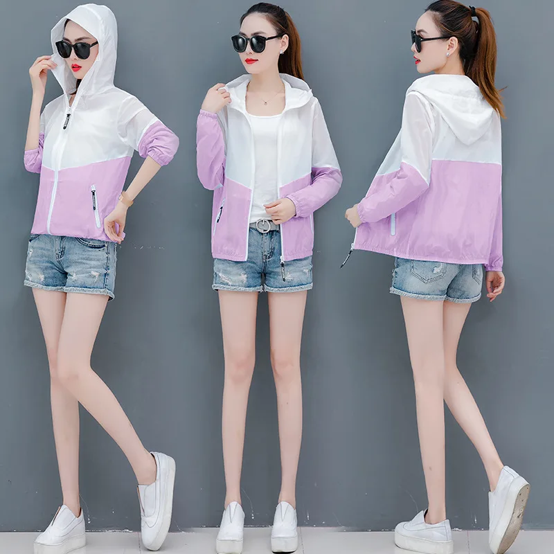 

Sun Protection Clothing Coat Women's 2019 Spring And Autumn Summer Popular New Style Korean-style Thin Sun Shirt Summer Wear Loo