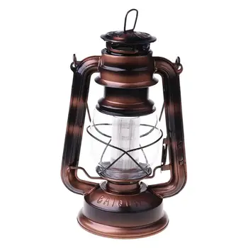 

Vintage LED Lamp Lantern Energy Saving Handheld Flashlight with Hanging Hook Q0KF