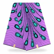 Африканская ткань с принтом воска Гана воск Анкара африканская Ткань 6 ярдов Хлопок Гана для свадьбы 92101