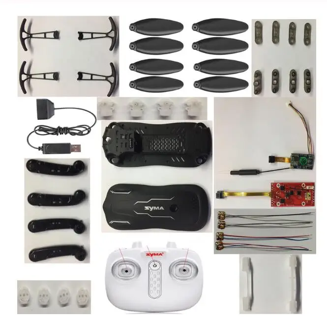 Syma Z1 RC drone запасные части корпус аккумулятор лезвие защита кольцо зарядный кабель